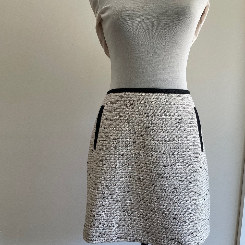 Ivory and Gold Metallic Thread Glitzy Mini